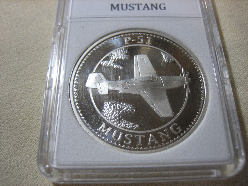 U S ARMY AIR FORCES P-51 MUSTANG Challenge Coin