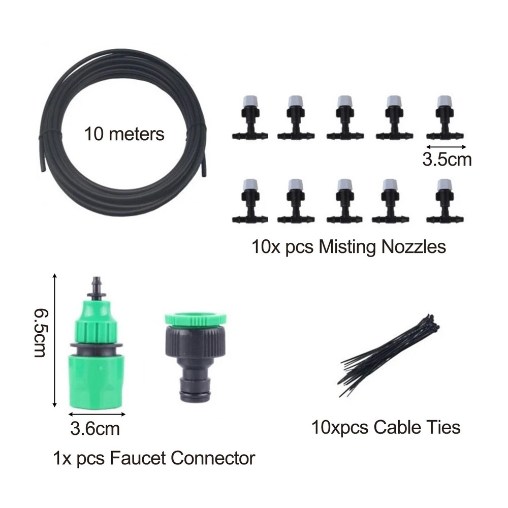 High Performance 10m Garden Hose Kit for Effective Irrigation Solutions