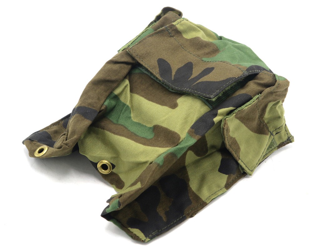 3-compartment Utility Pouch, Woodland Camo