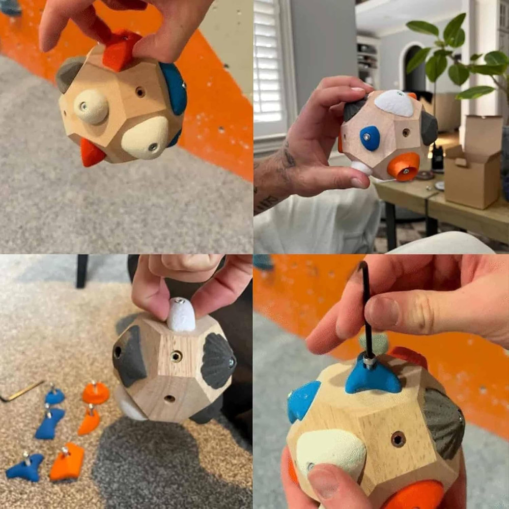 Handcrafted Boulder Block Build Strength and Precision Rock Climbers Gift For