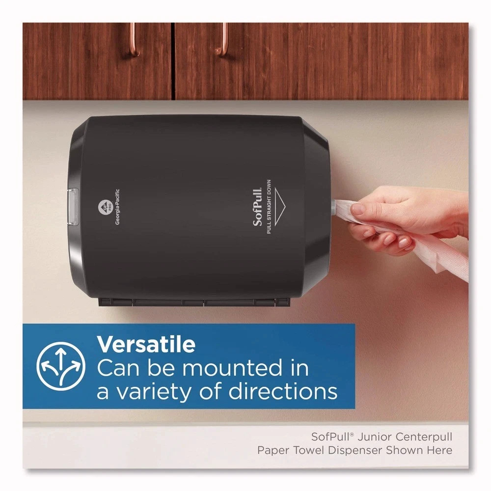 Georgia Pacific Professional 58204B SofPull Hand Towel Dispenser - Black New