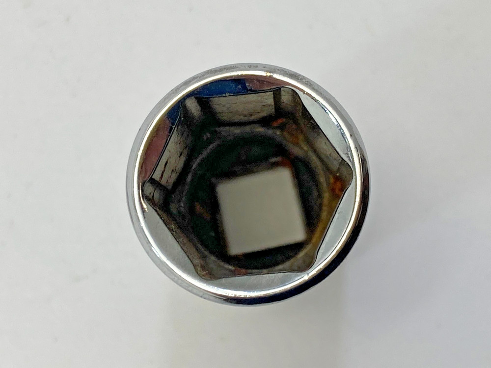 Stanley 5/8" x 3/8" Dr. ~ Deep Socket ~ 6 Pt ~ # 88-989 ~ Chrome Finish