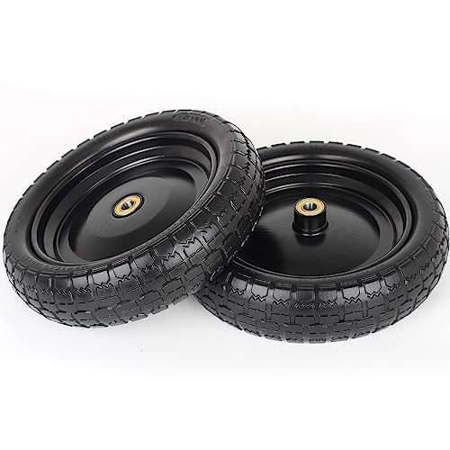 4.00-6 Flat-free Solid Tire and 13" Flat-free Solid Tire and Wheel - 4 Pack