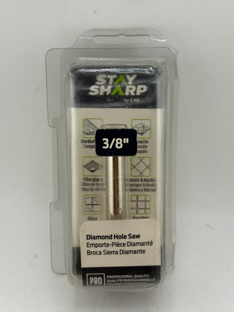 NEW  EAB 3/8" Diamond Hole Saw  Blade