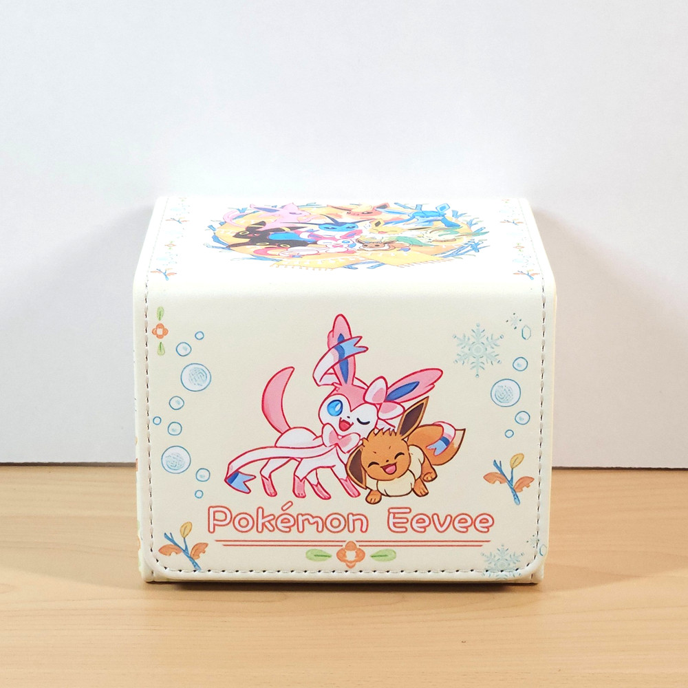 Eeveelutions Deck Box - PU Leather - TCG/CCG Storage - Pokemon