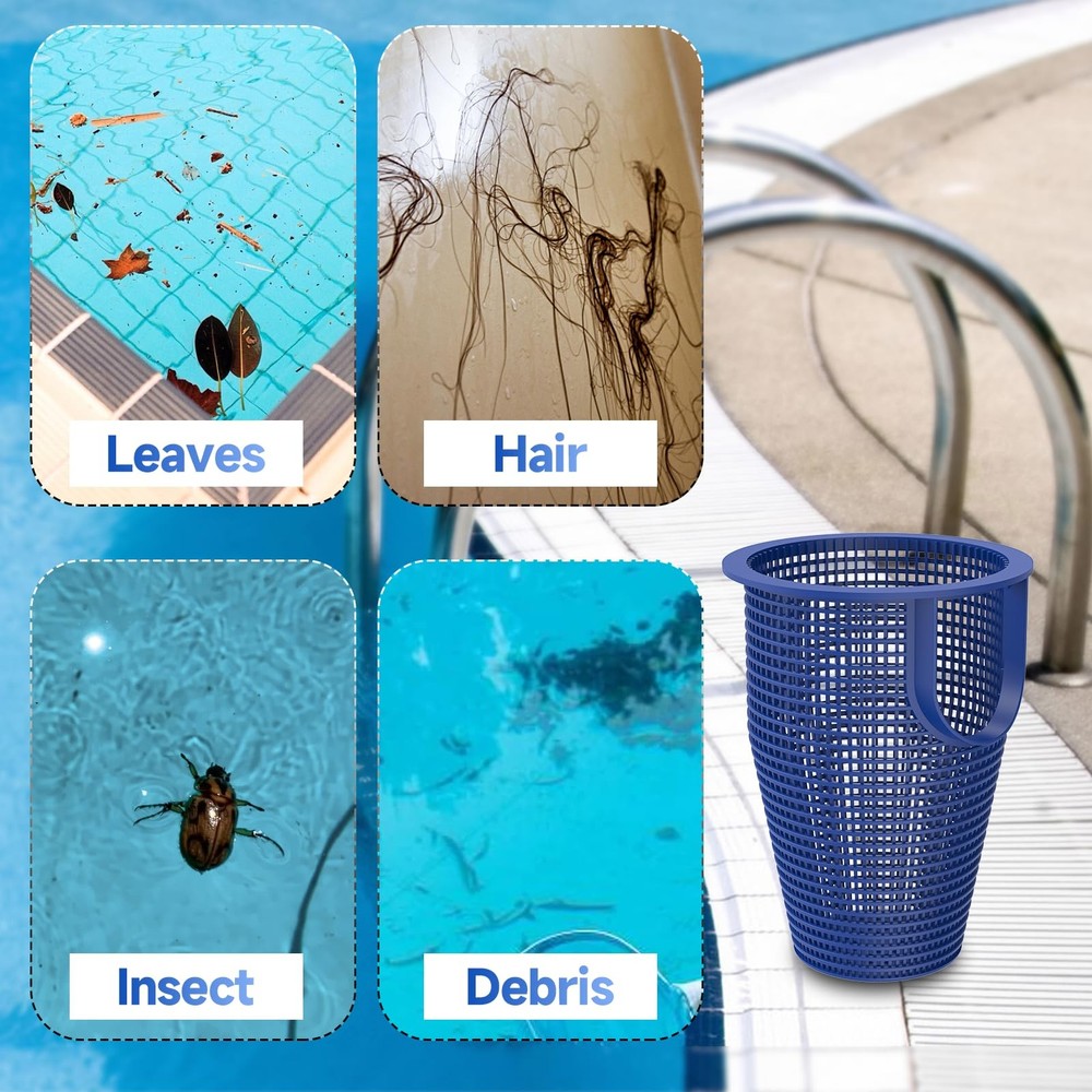 070387 Pool Pump Strainer Basket, 91110040 Pool Filter Skimmer Basket Replace...