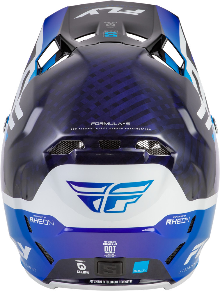 For Formula S Carbon Byte Helmet Blue Carbon/Blue/White Md
