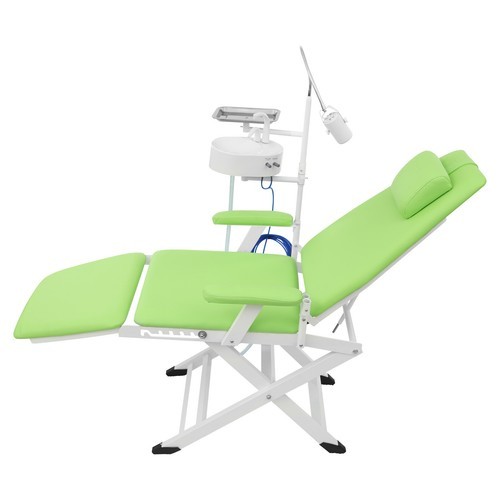 Dental Chair Rectangular Portable Folding Mobile Chair Freestanding 220.46lbs