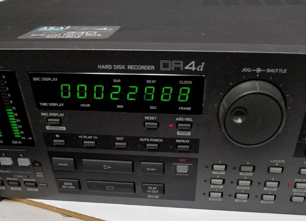 Akai DR4d Hard Disk Recorder, NO Hard Drive