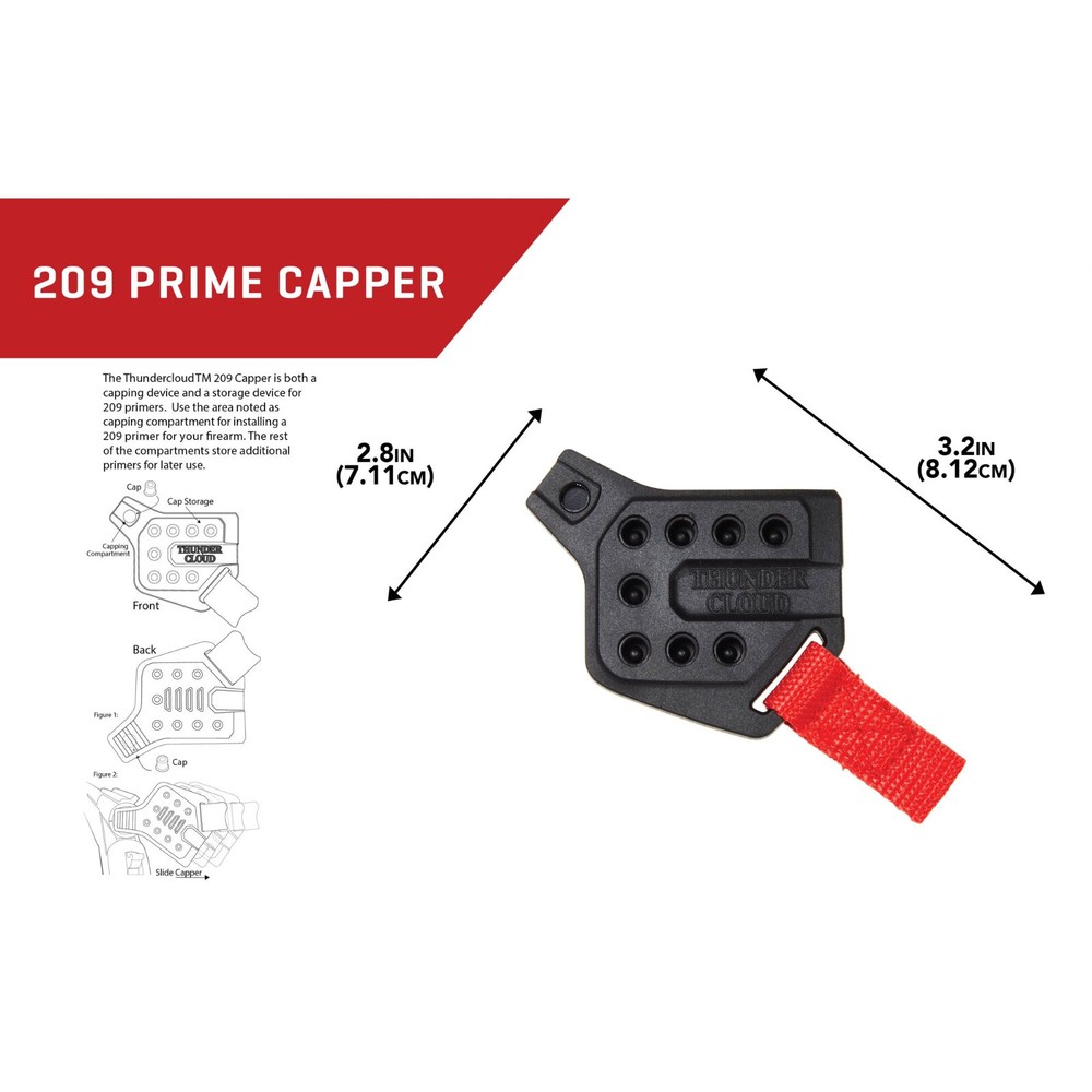 209 Primer Capper Black Powder Accessories Muzzleloaders In-Line Thunder Cloud®