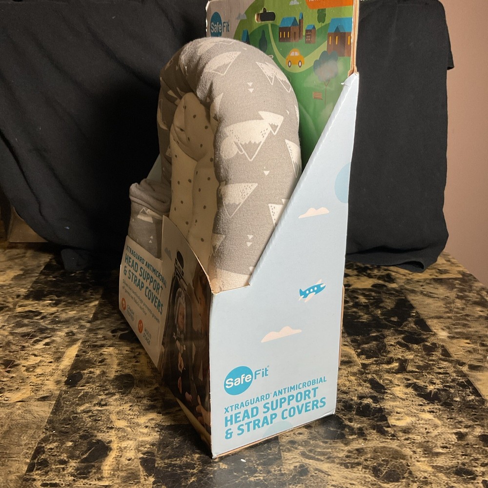 SafeFit Head Support & Strap Covers Baby NIB