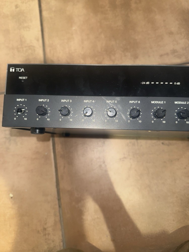 TOA Electronics A-824D 8-Input Digital Mixer/Amplifier, 240W