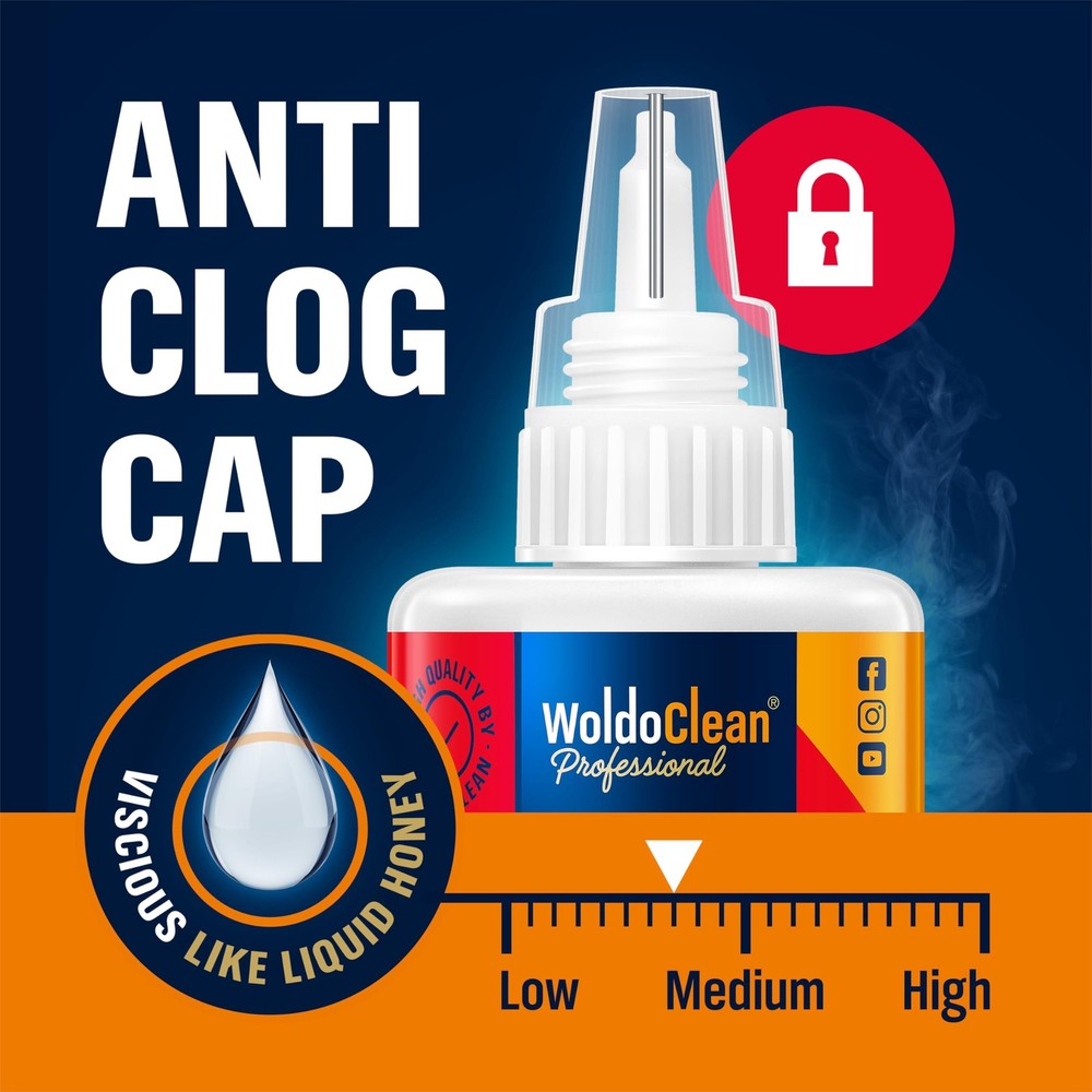 WoldoClean Super Glue All-Purpose Liquid 25g - Fast Drying Clear CA