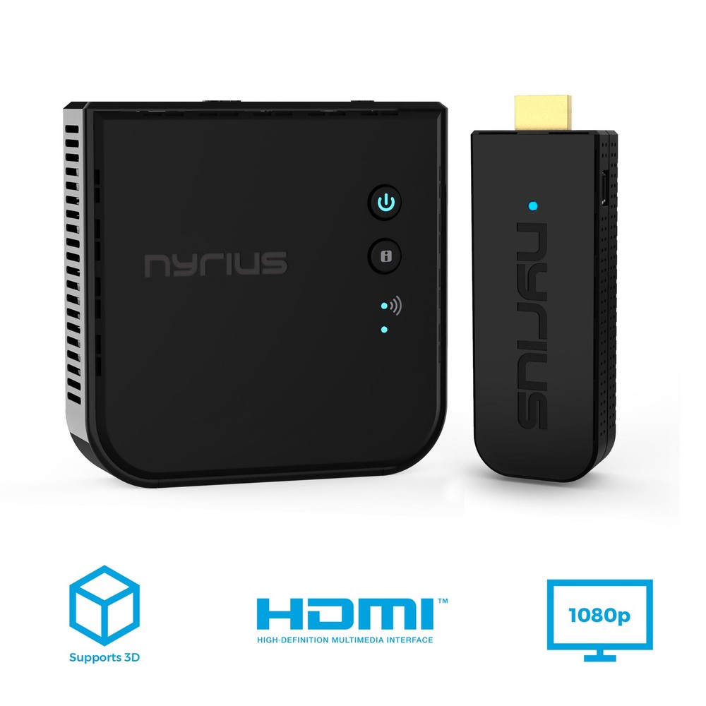 Nyrius Pro Wireless HDMI Transmitter & Receiver - 2 PACK