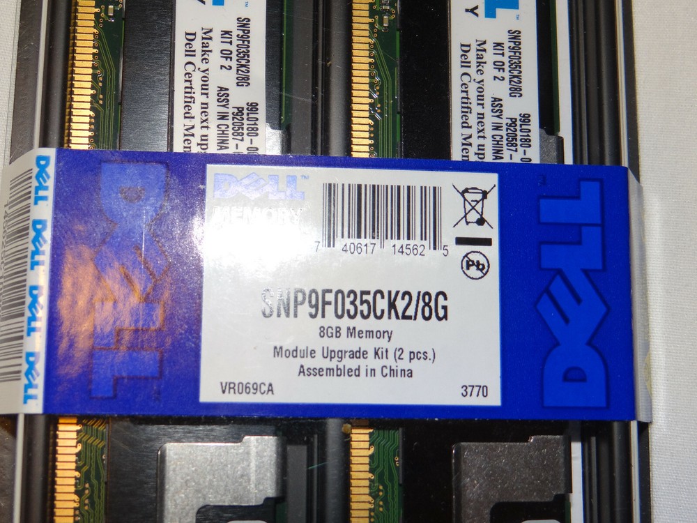 Dell 4GB PC2 5300F 2Rx4 Registered ECC (Samsung) - 2 per pack (8GB total)