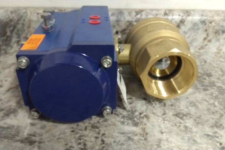 Dynaquip Controls PHH28ATSR08310A 2 In Pneumatically Actuated Two-Way Ball Valve