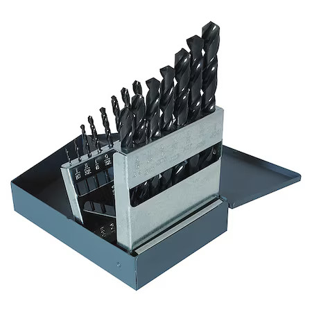 15Pc. Hss 118 Degrees Drill Bit Set, 401J91