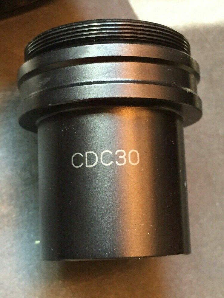 3-Piece Microscope Adapter 28mm Threads x 30mm 1X Focusable CDC281L CDCLAL CDC30