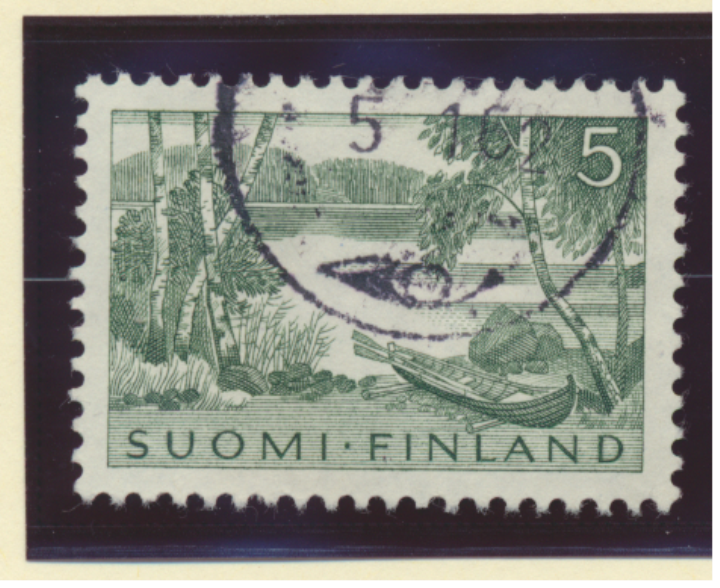 Finland Stamp Scott #380, Used