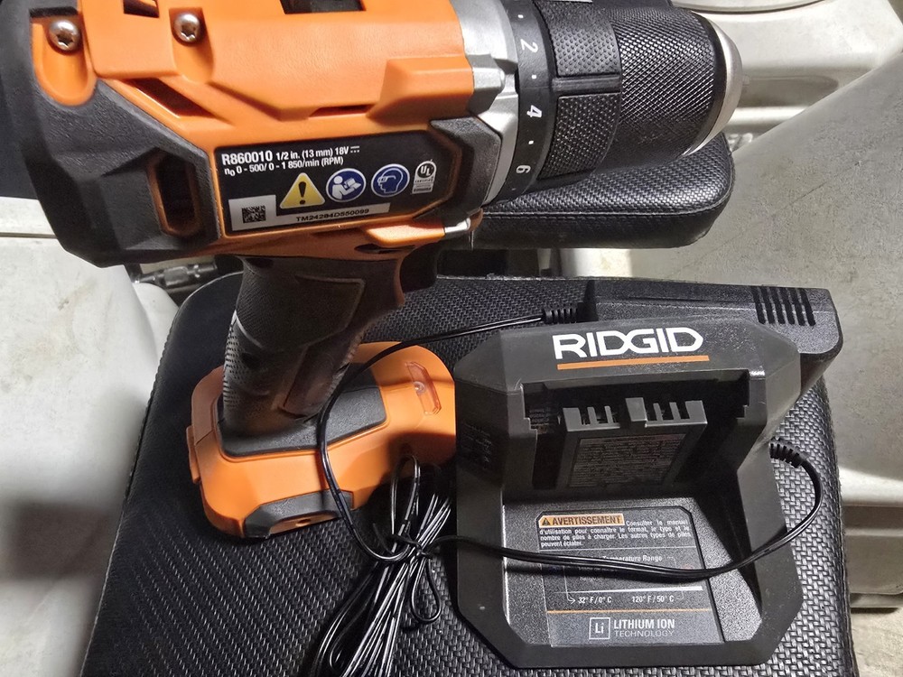Ridgid Drill and Charger