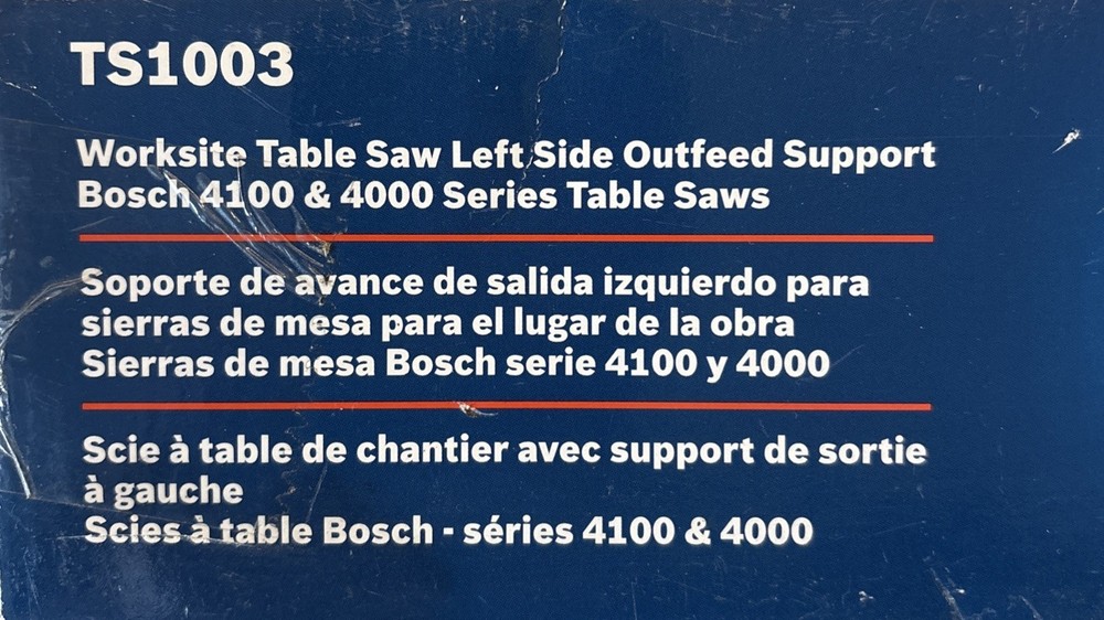 Bosch Genuine OEM Replacement Support Extension, TS1003