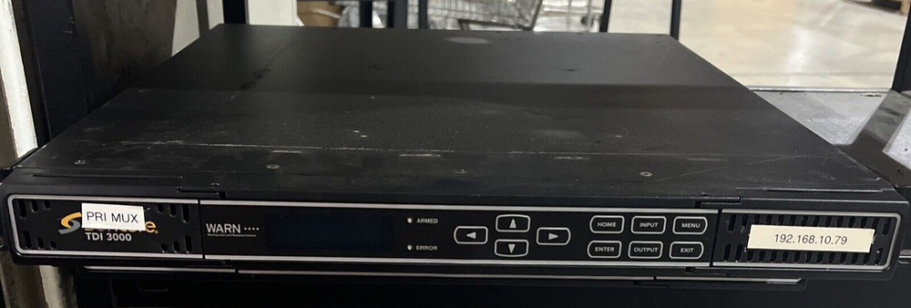 SENCORE TDI 3000 TRANSPORT STREAM DATA INJECTOR