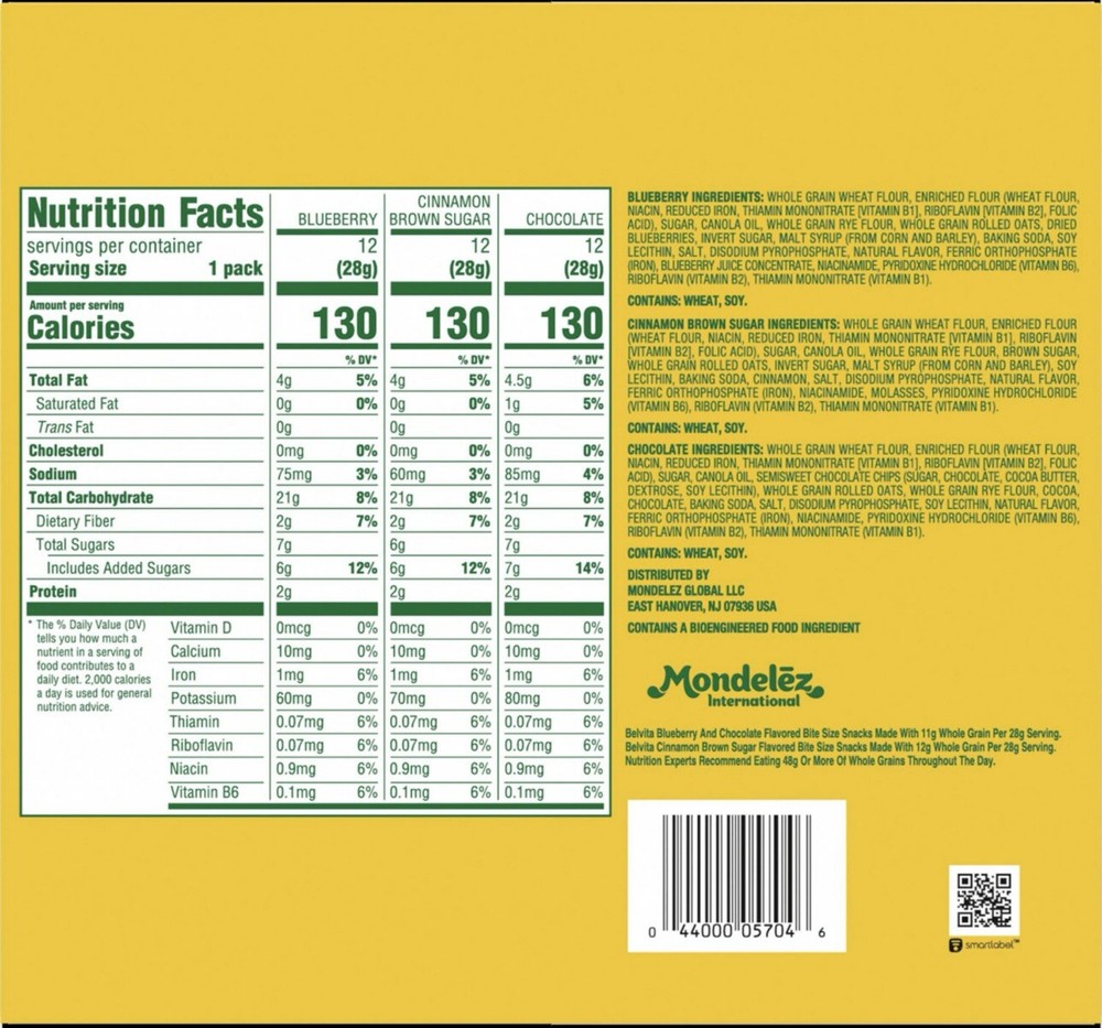 belVita Bites Breakfast Biscuits Variety Pack (36 pk.)