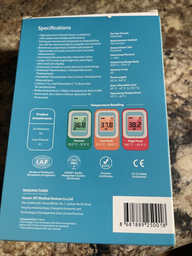 Medcore Infrared Thermometer Peace, Quick, And Precise