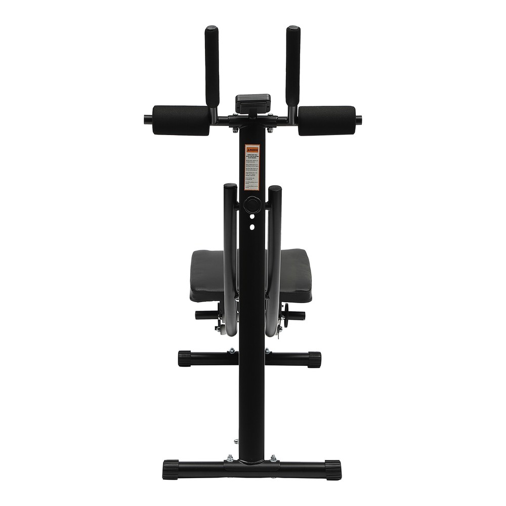 Ab Exercise Bench Abdominal Workout Machine Foldable Sit Up Bench W/ LED Monitor