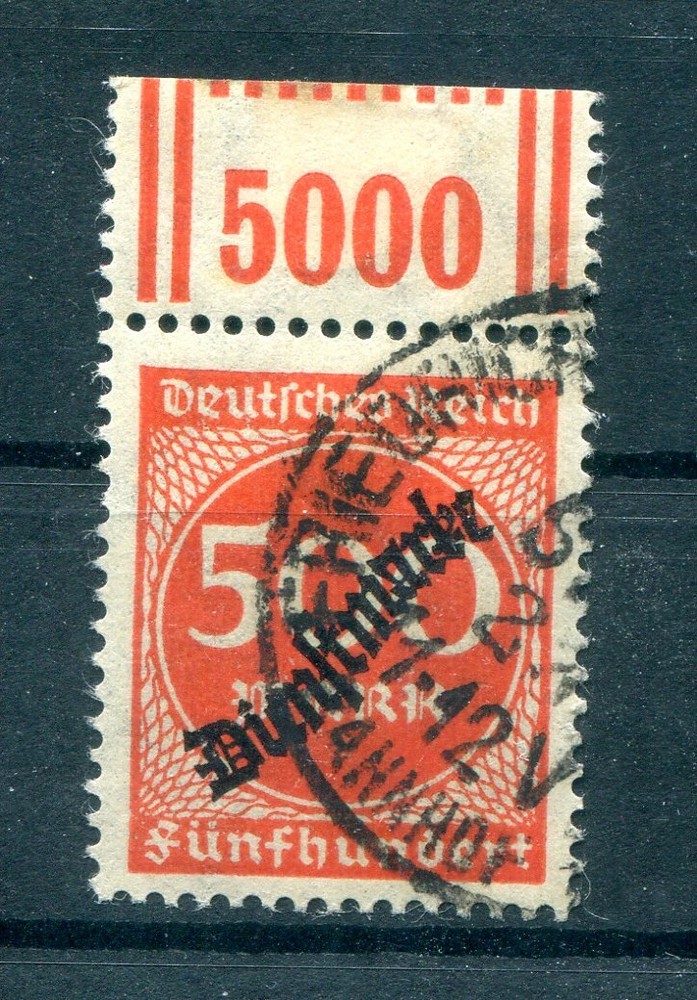 Dr - Service 81 Wor Upper Edge Postmarked Tested (H8079
