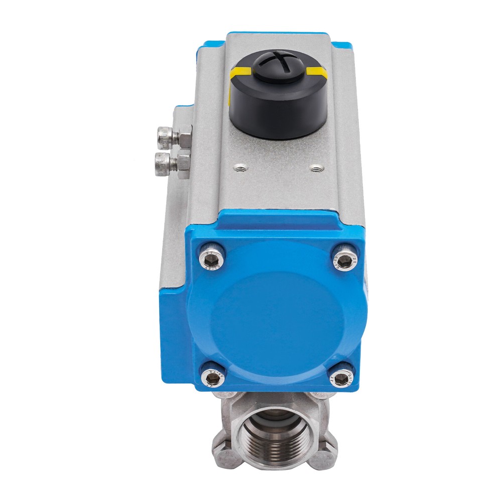 1" Pneumatic Ball Valve Actuator Stainless Steel Three-Piece Automatic Control