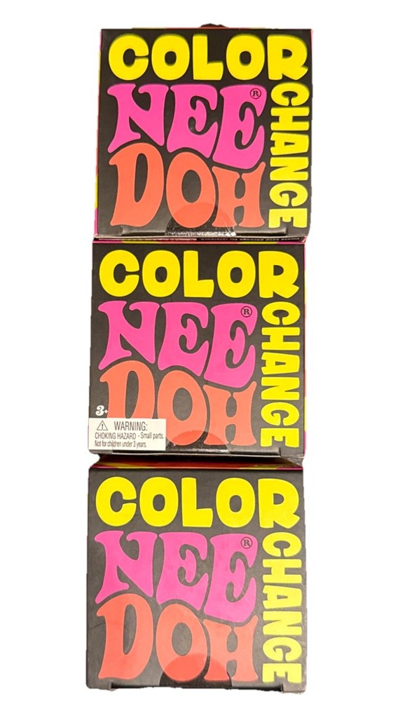 NeeDoh COLOR CHANGE Pink, Blue, or Yellow. Same day ship.