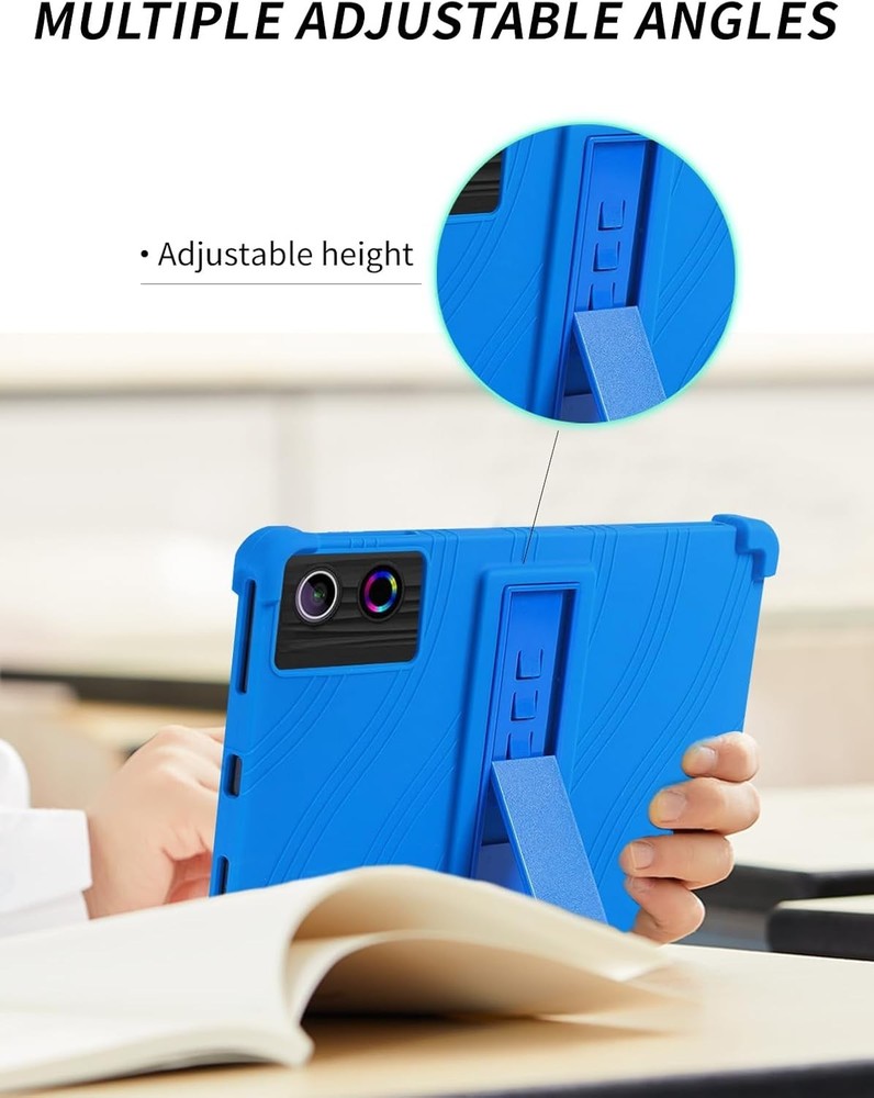Case for UGRIHACH A7 Android 14 Tablet 11'' Soft Silicone/Glass Screen Protector