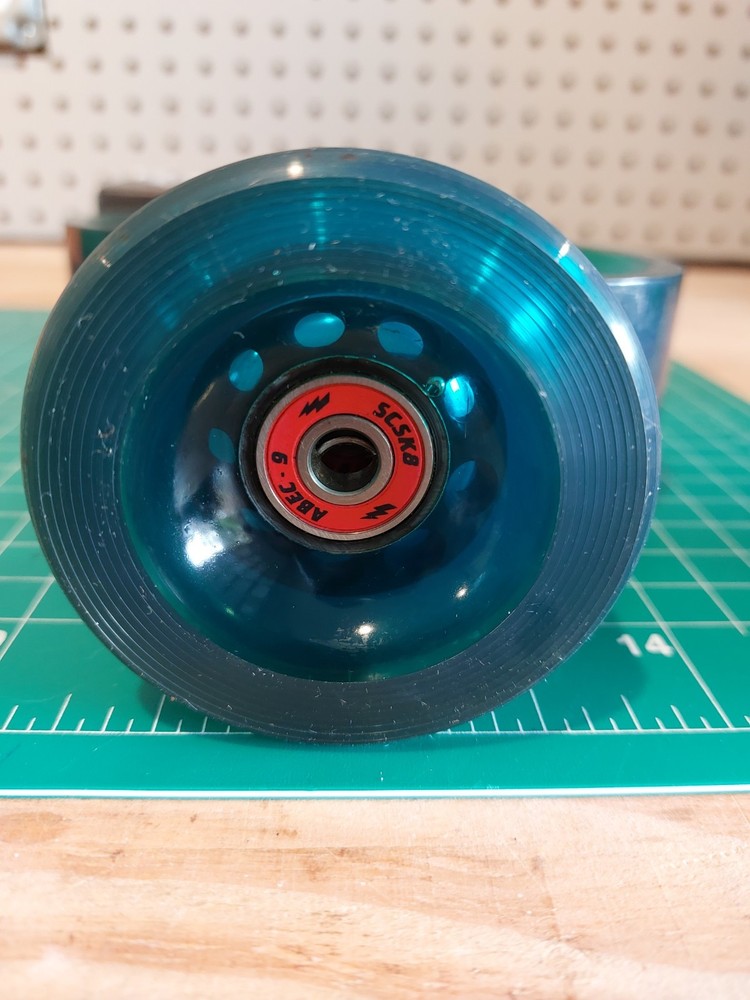 Sunset Skateboard Co. Blue Wheels W/ ABEC-9 Bearings