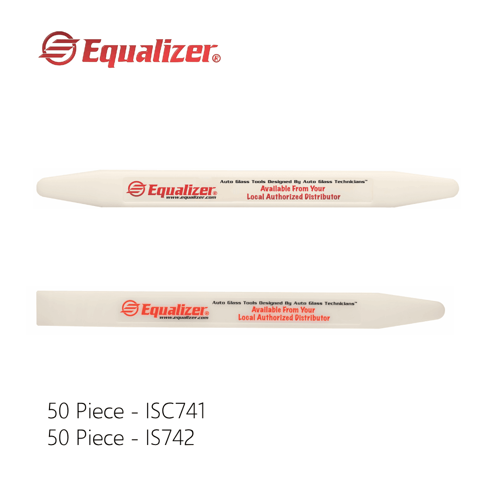 2 Pc Equalizer Weatherstrip Sticks Chisel Window Windshield Glass Installation