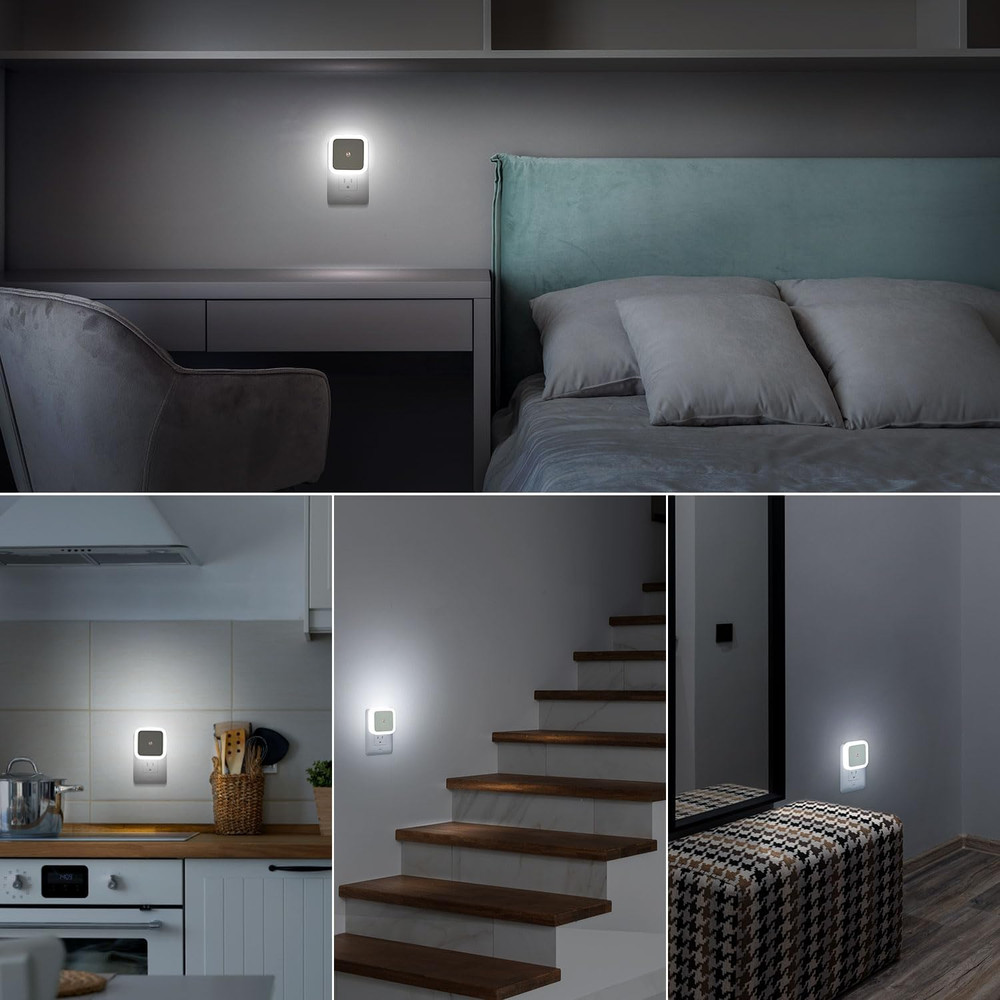 Night Light, Night Lights Plug into Wall [4 Pack], Nightlight Led Night Light fo