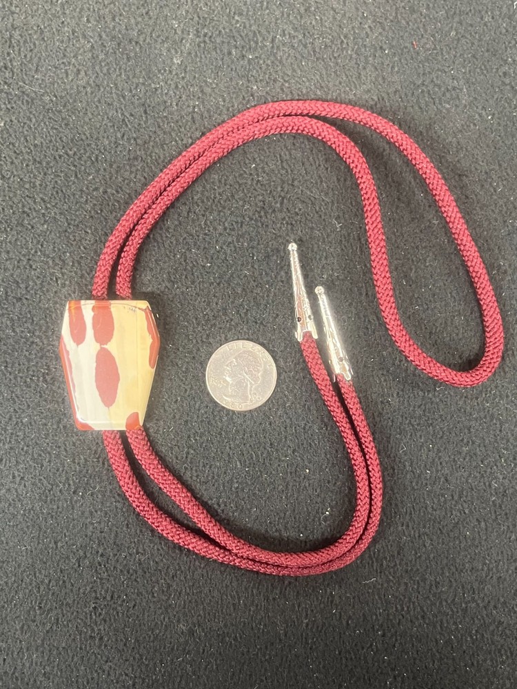 Mookaite Jasper Western Bolo Tie