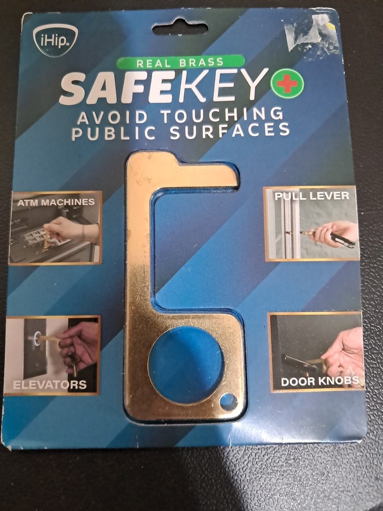 Safety Key Avoid Touching Public Surfaces