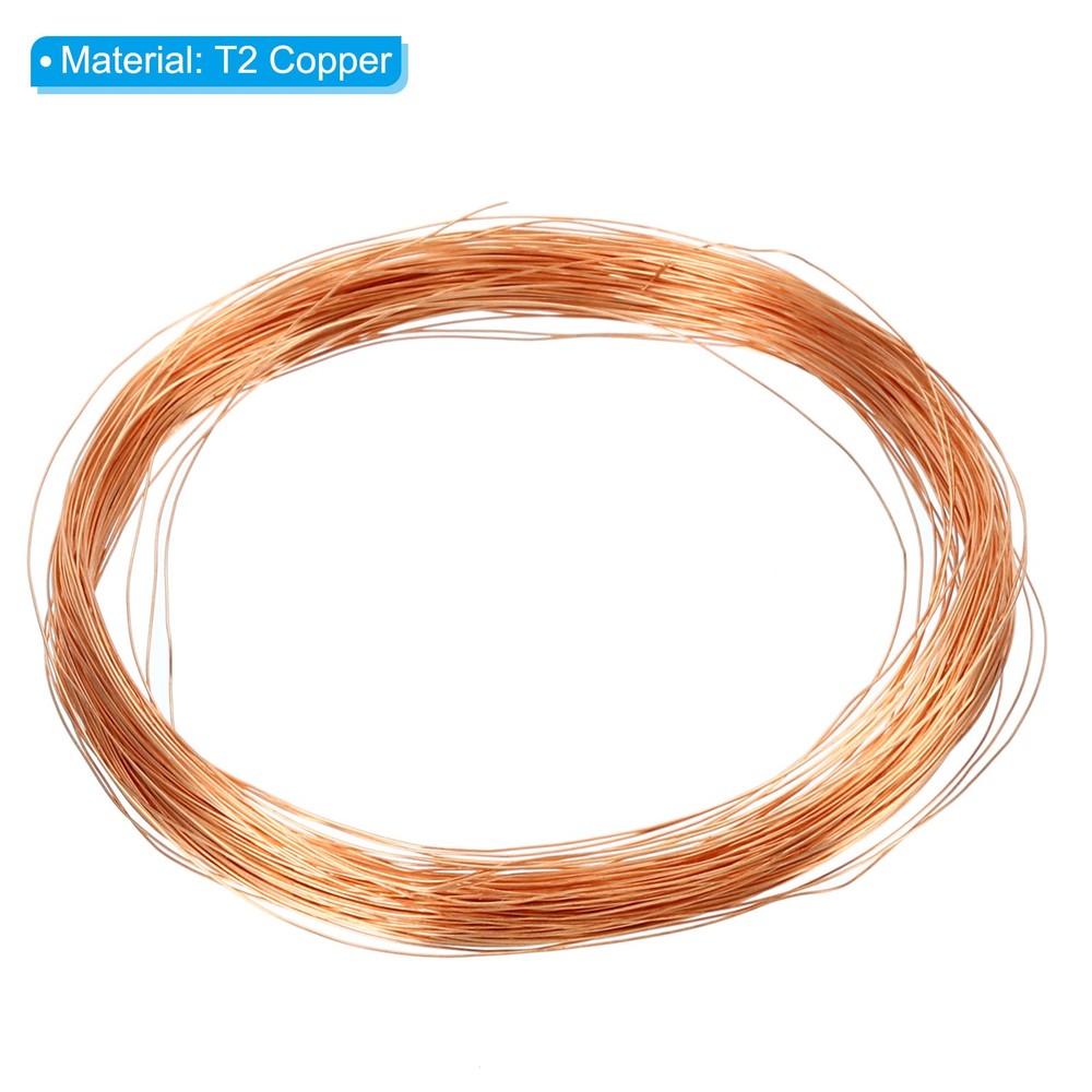 Soft Copper Wire, 32Gauge/0.2mm Diameter 25m/82ft Spool Craft Wire