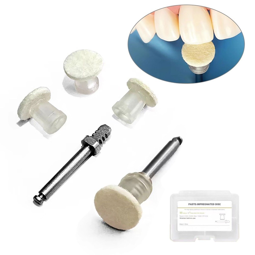 Kit de Discos de Pulido de Pasta de Composite Dental 50Pcs Discos Desechables