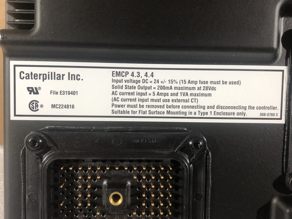 New Caterpillar 503-4417 EMCP 4.4 Control Panel