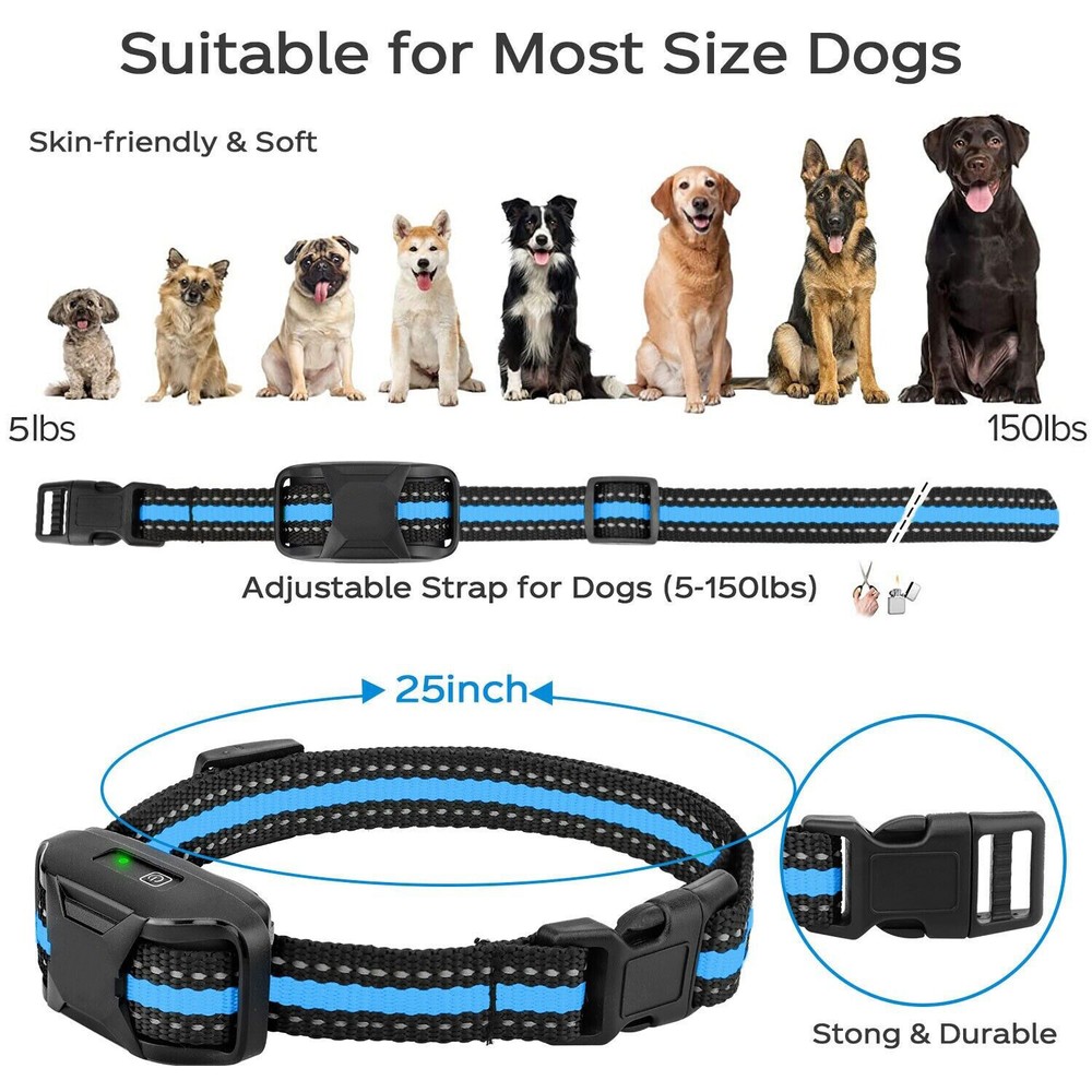 Smart Pet 1100 Yard Remote Dog Training Shock Collar for Small Medium Large Dogs