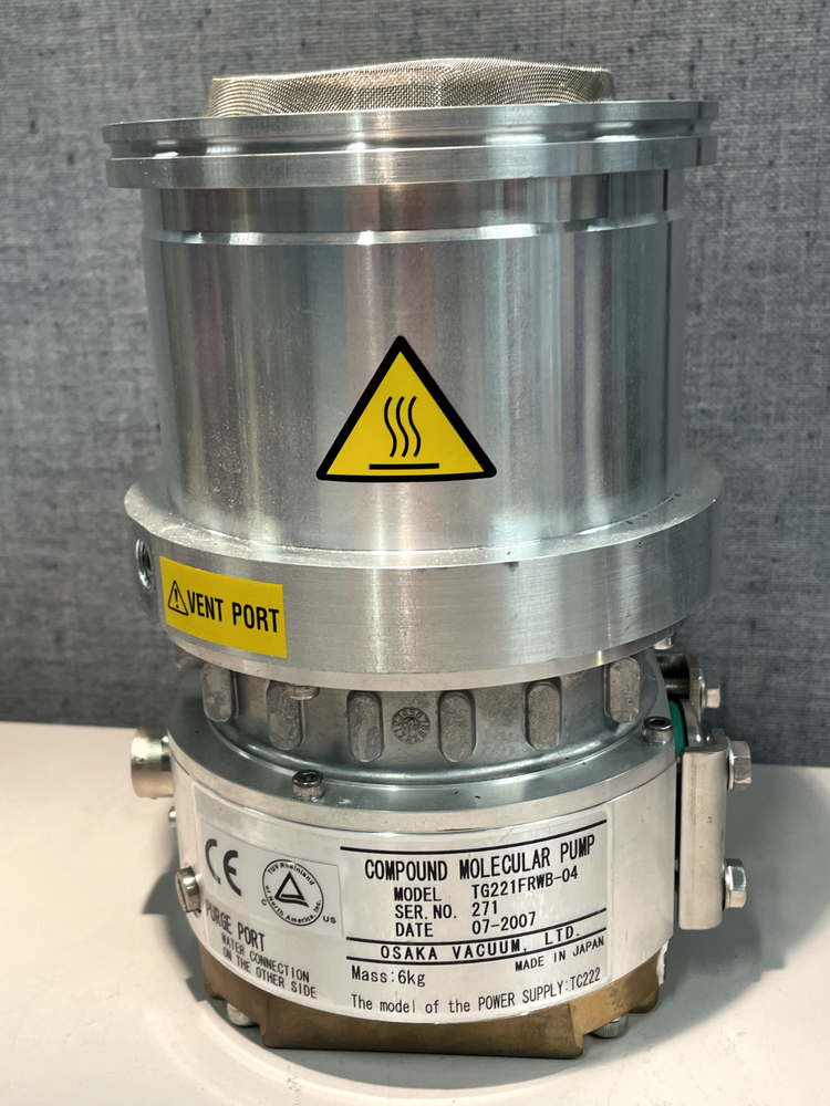 OSAKA VACUUM - COMPOUND MOLECULAR PUMP TG221FRWB-04 - Used