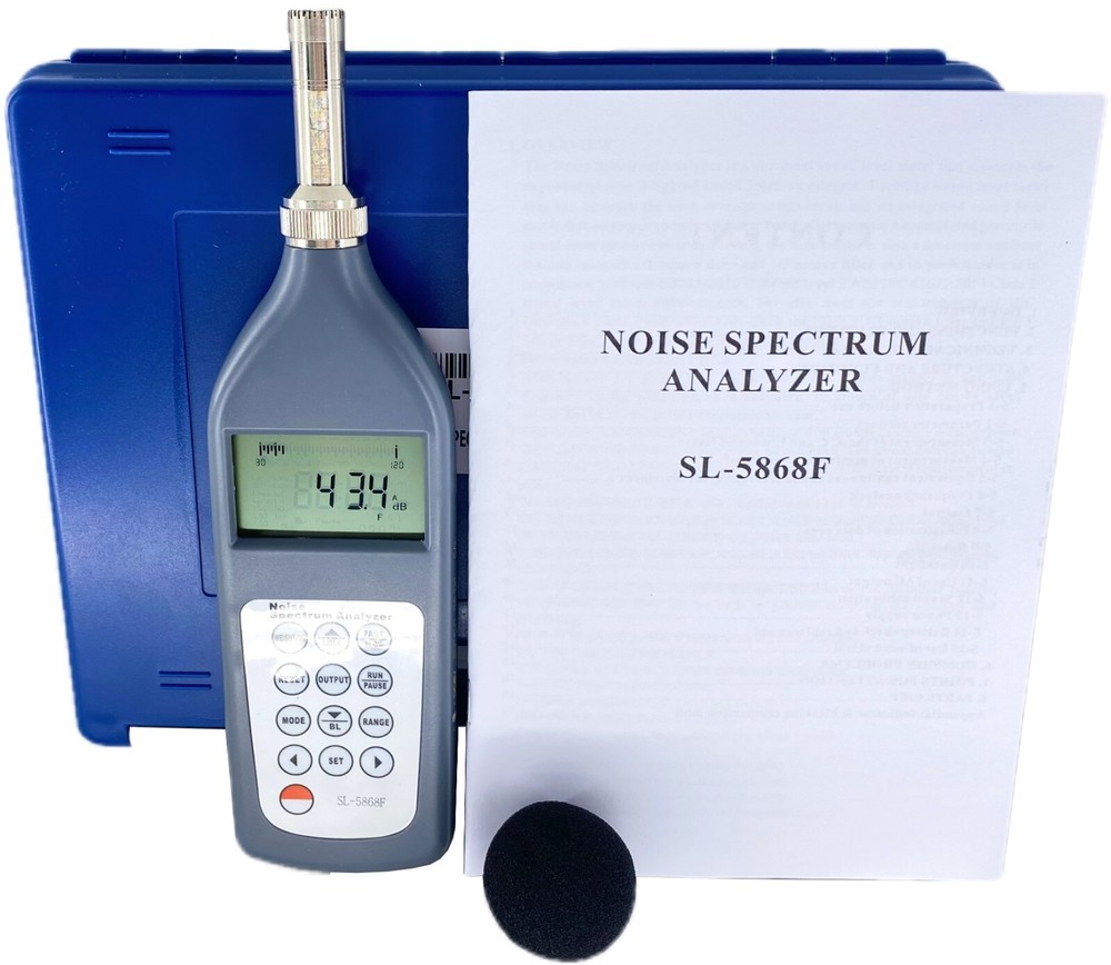Integrated Sound Level Meter Noise Spectrum Analyzer with Range 25dB~130dB (A)