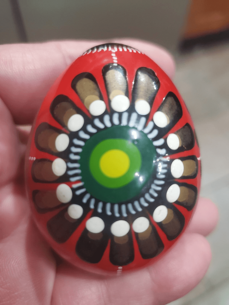 Polish Eagle Art Egg