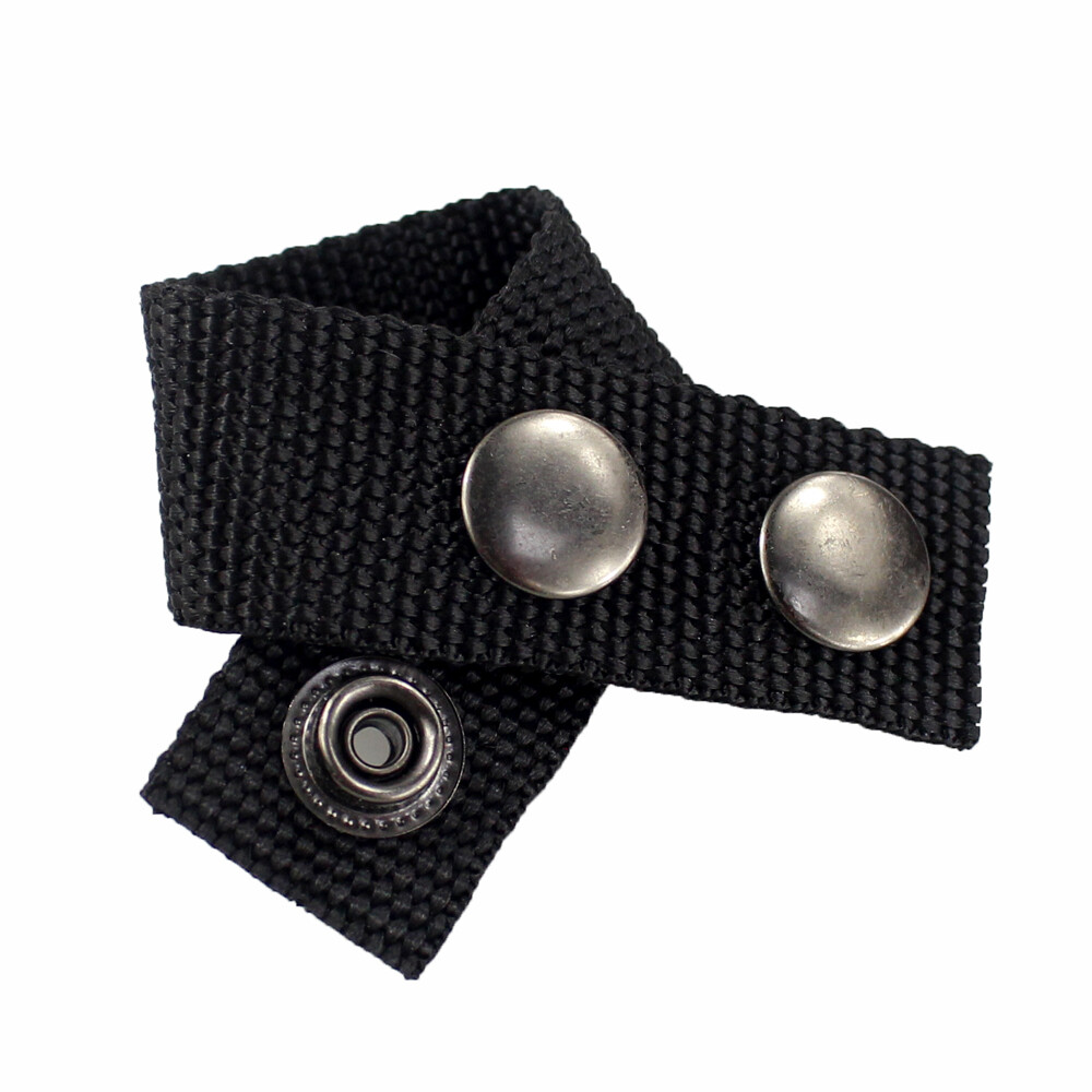 4Pcs Duty Belt Keeper with Double Snaps Security Tactical Belt Keepers