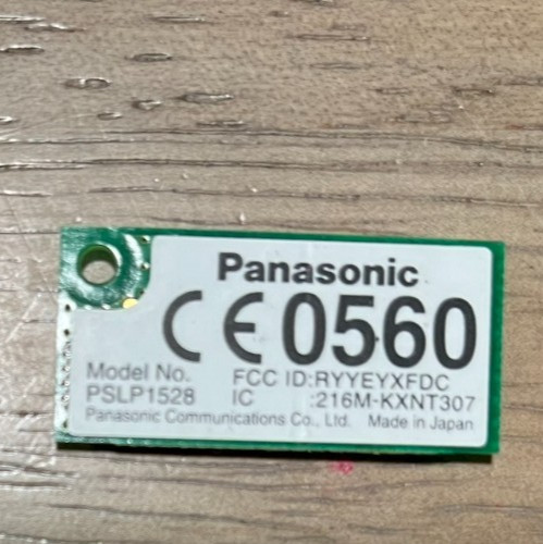 Panasonic KX-NT307 Bluetooth Module (PSLP1528) Used