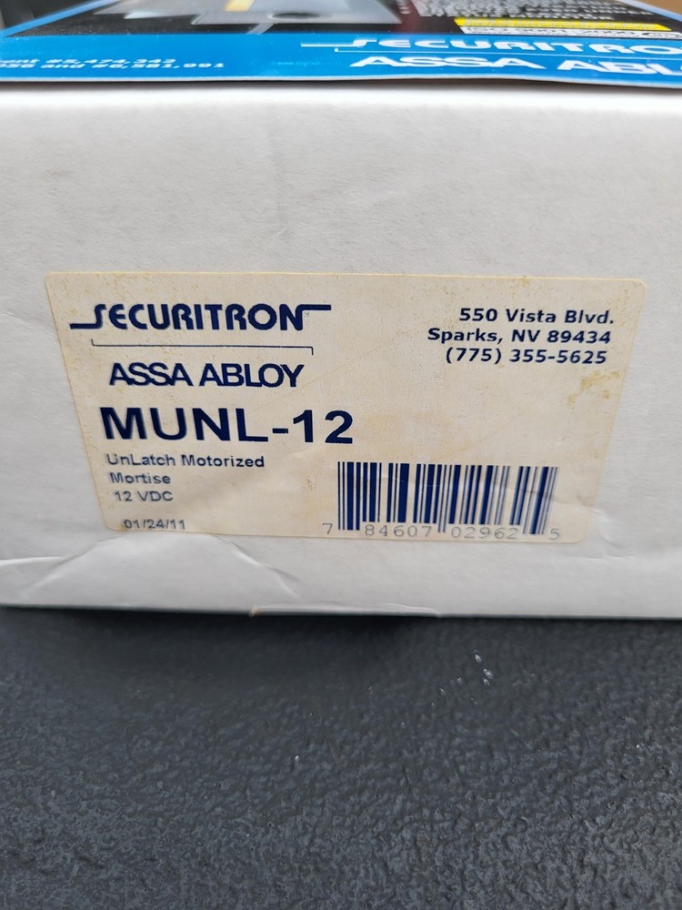 SECURITRON MUNL-12 ELECTRIC STRIKES