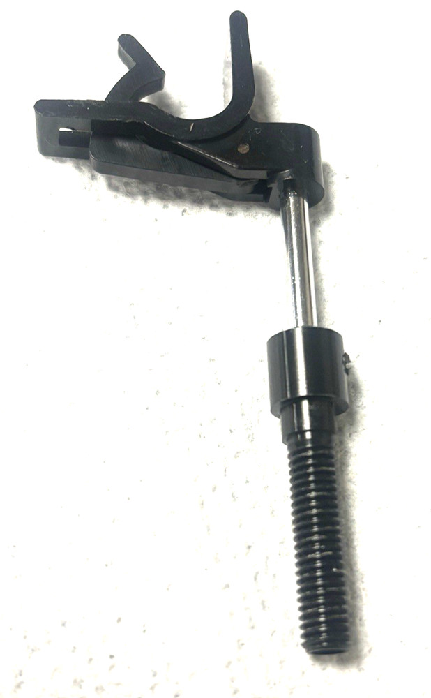 Vtg Turntable Tone Arm Rest Clip - w/ long threaded base - NOS Model unknown