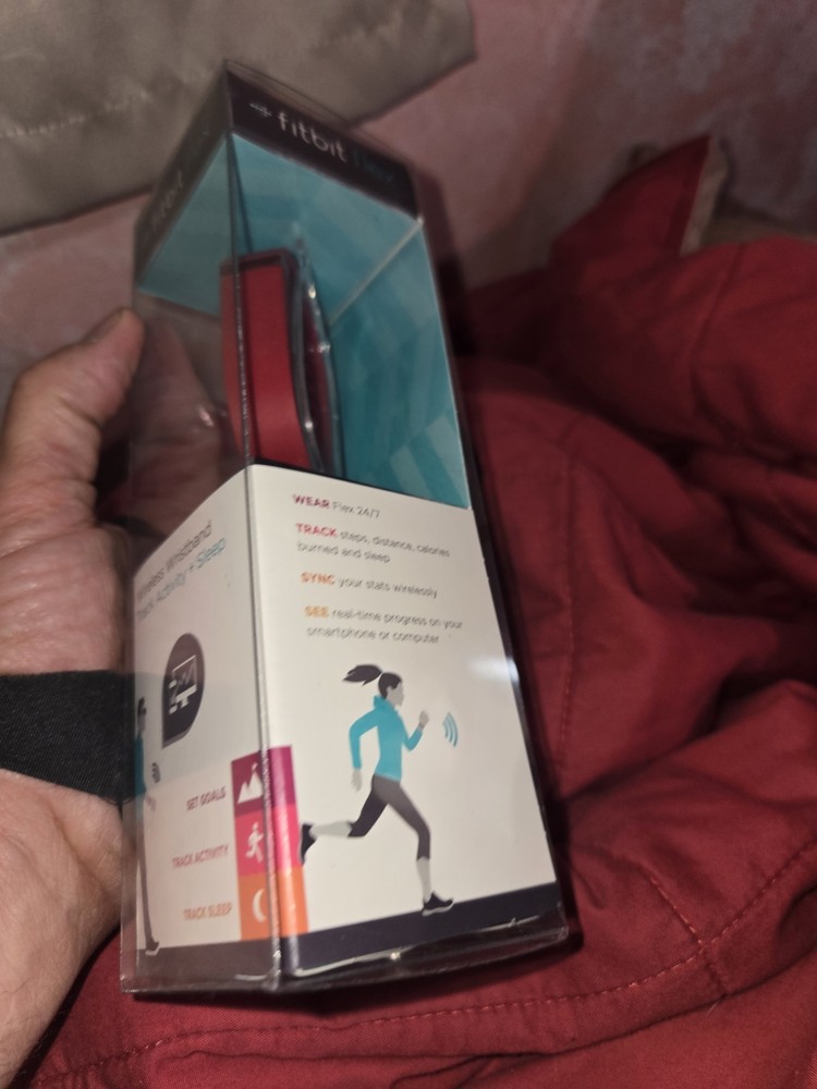 **NEW SEALED**Fitbit Flex FB401 FLEXRED Wireless Activity Sleep TrackerWristband